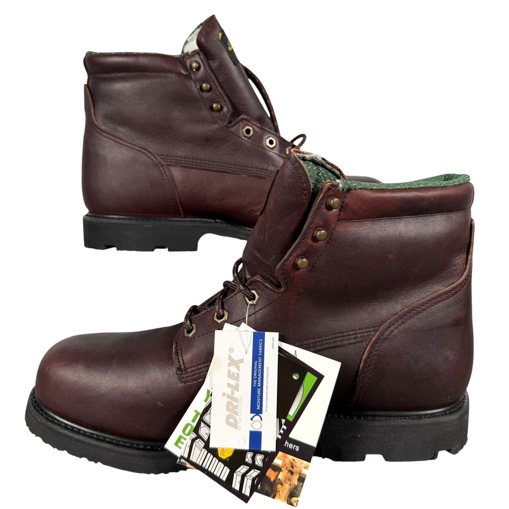 Thorogood 804-4541 I-MET Steel Toe Work Boots 10.5 EEE Brown USA Made NWT